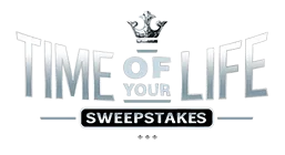 Time of your life sweepstakes logo