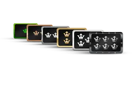 Status level badges