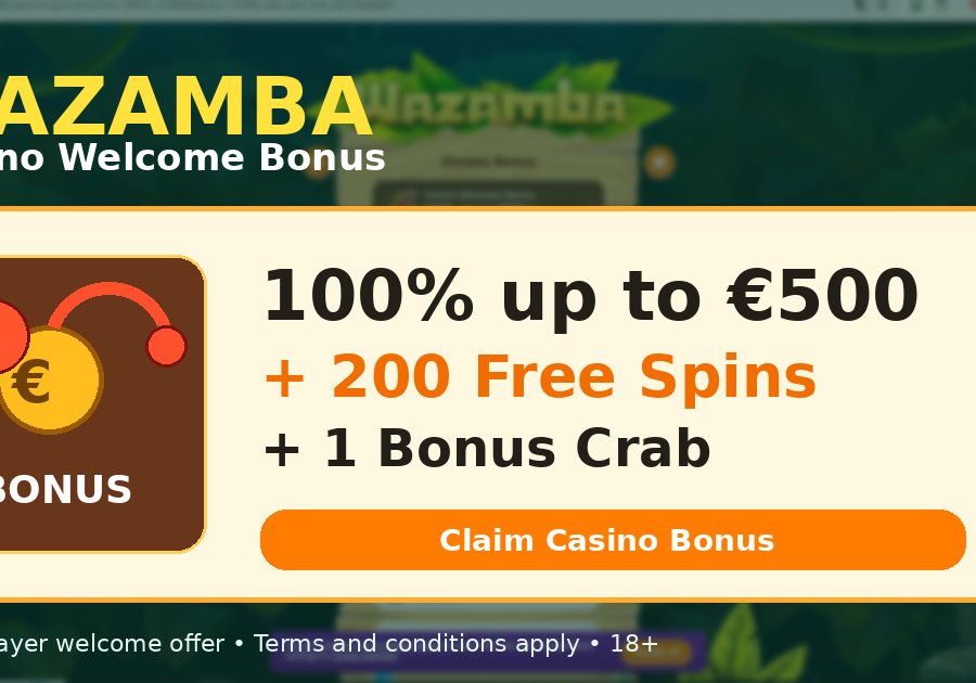 wazamba bonus